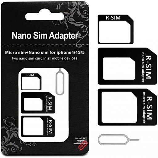 Adaptadores Micro Sim Y Nano Sim A Sim Card Normal