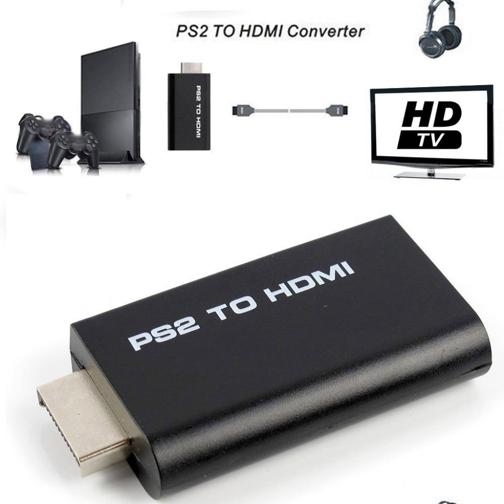 Adaptador A/V a HDMI compatible con PS2 y PS3 : Precio Guatemala