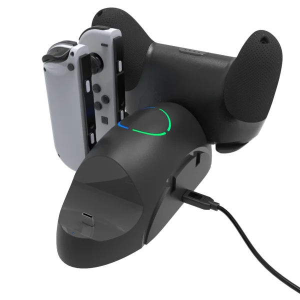Base estación de carga para controles Nintendo Switch 6 en 1