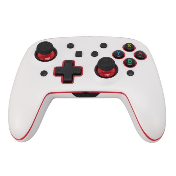 Untitled (800 x 800 px) (1) Joystick Inalámbrico con Botones Pro Personalizados Para Nintendo Switch PC IOS Android Blanco y Rojo