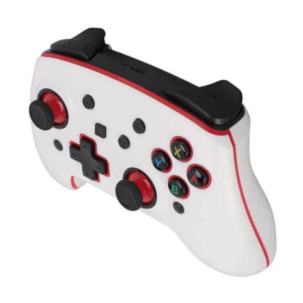 Untitled (800 x 800 px) (3) Joystick Inalámbrico con Botones Pro Personalizados Para Nintendo Switch PC IOS Android Blanco y Rojo