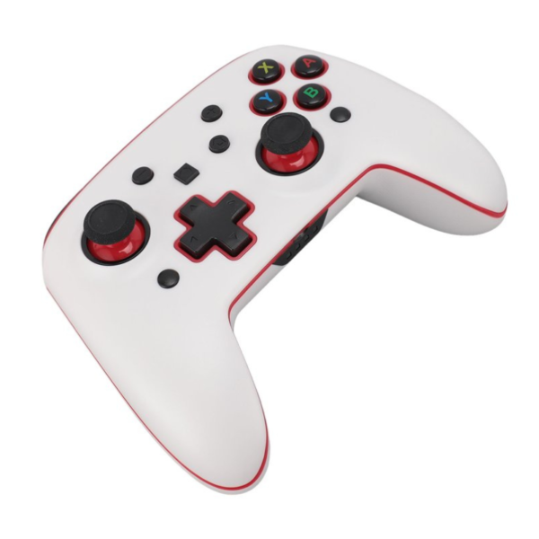 Untitled (800 x 800 px) Joystick Inalámbrico con Botones Pro Personalizados Para Nintendo Switch PC IOS Android Blanco y Rojo