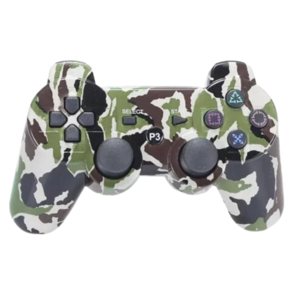 joystick ps3 verde camuflado Joystick Inalambrico Compatible Con Ps3 Camuflado Verde