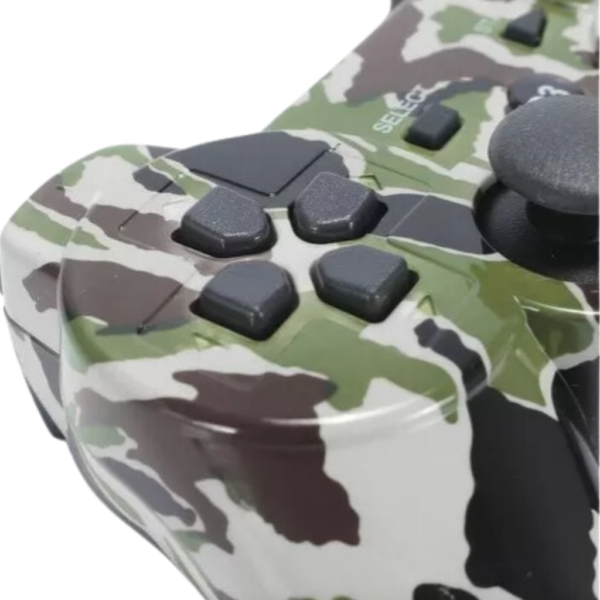 Untitled design (33) Joystick Inalambrico Compatible Con Ps3 Camuflado Verde