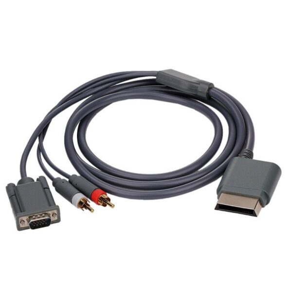 Cable Imagen Video Vga y Rca Audio Para Xbox 360