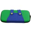 Funda estuche transporte protectora rigida para Nintendo Switch atuendo azul y verde