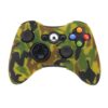 Funda Protector Silicona de Joystick Para Xbox360 Camuflado Verde Amarillo