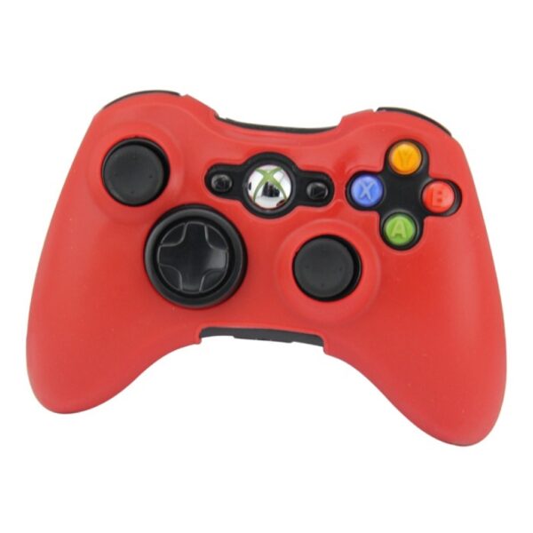Funda Protector Silicona de Joystick Para Xbox360 Rojo
