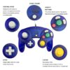 Joystick Control Mando Para Game Cube y Wii Azul Transparente