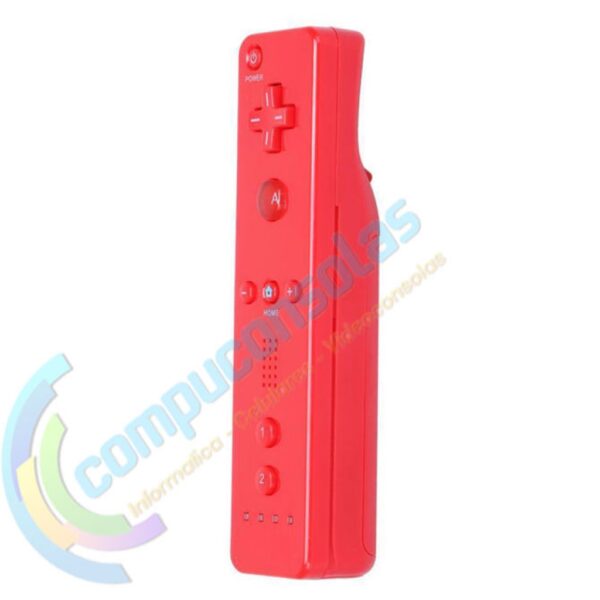 Joystick Compatible Wiimote Con Motion Plus + Nunchuk Rojo