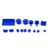 Kit Botones Plasticos Joystick Para Ps4 V4 Azul