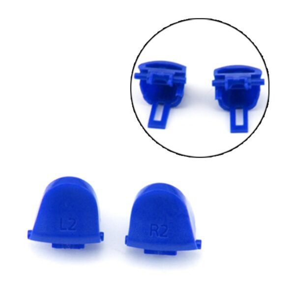 Kit Botones Plasticos Joystick Para Ps4 V4 Azul