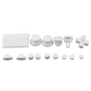 Kit Botones Plasticos Joystick Para Ps4 V4 Blanco