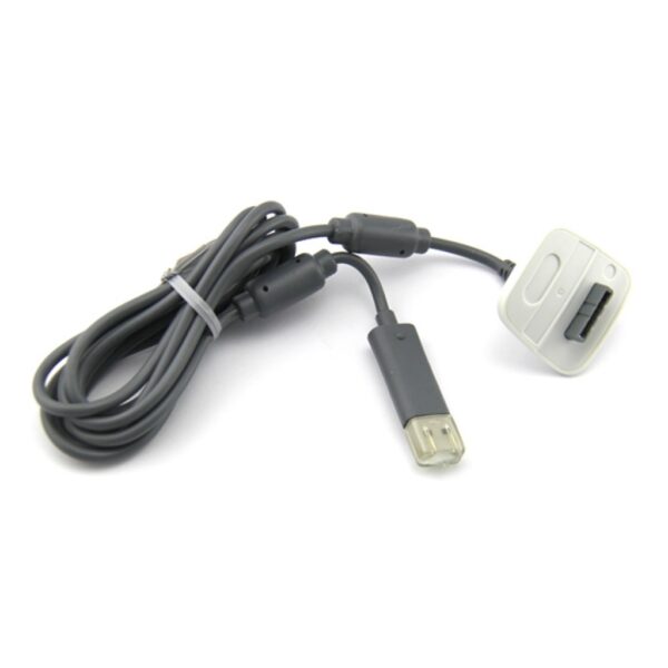 Kit Carga y Bateria de Joystick Para Xbox360 Blanco