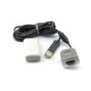 Kit Carga y Bateria de Joystick Para Xbox360 Blanco