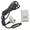 Kit Carga y Bateria de Joystick Para Xbox360 Blanco