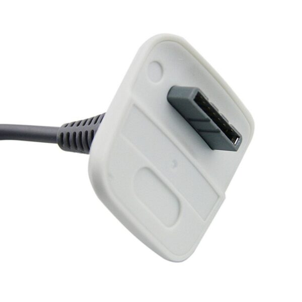 Kit Carga y Bateria de Joystick Para Xbox360 Blanco