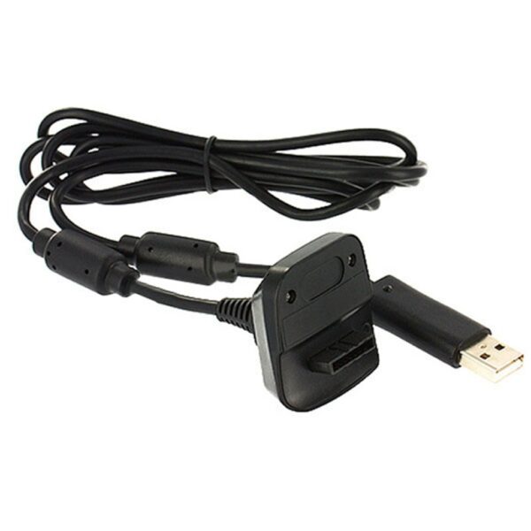 Kit Carga y Bateria de Joystick Para Xbox360 Negro