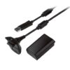 Kit Carga y Bateria de Joystick Para Xbox360 Negro