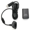 Kit Carga y Bateria de Joystick Para Xbox360 Negro