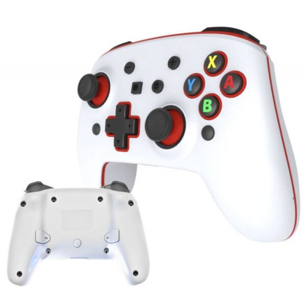 mando pro scuf combos-app-para-nintendo-switch-pc-ios-android blanco y rojo Joystick Inalámbrico con Botones Pro Personalizados Para Nintendo Switch PC IOS Android Blanco y Rojo