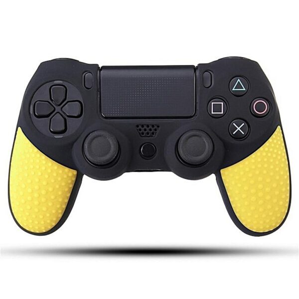 productos34_10492.jpg Funda Protector de Silicona Joystick Para Ps4 Amarilla y Negra
