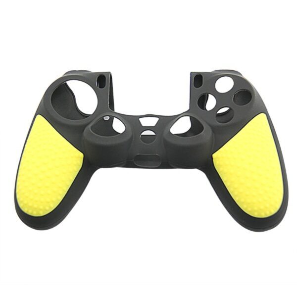 productos34_10493.jpg Funda Protector de Silicona Joystick Para Ps4 Amarilla y Negra