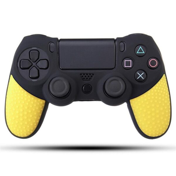 productos34_10495.jpg Funda Protector de Silicona Joystick Para Ps4 Amarilla y Negra