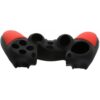 Funda Protector de Silicona Joystick Para Ps4 Rojo y Negra