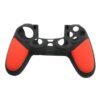 Funda Protector de Silicona Joystick Para Ps4 Rojo y Negra