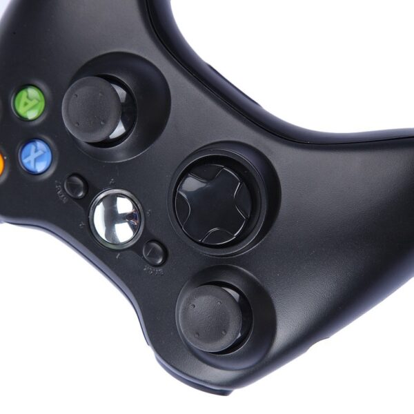 Joystick Inalambrico + Receptor Usb Compatible Para Xbox360 y Pc Negro
