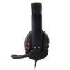 Auriculares gamer con microfono para Ps4 Ps5 Xbox One Series S|X Switch y celular negro y rojo