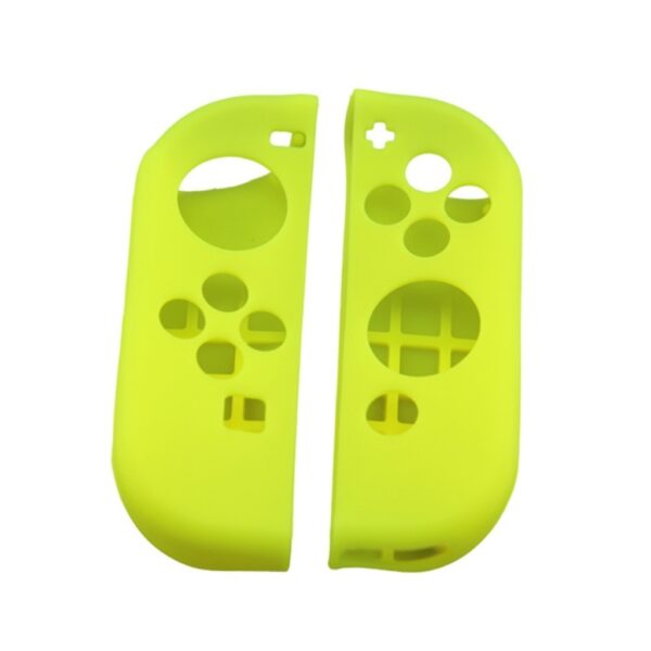 Funda protector silicona de mandos joy-con para Switch amarilla