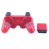 Joystick Inalambrico Para Ps2 Rojo Transparente