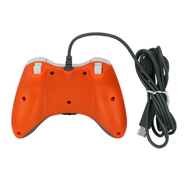 Joystick Control Mando Cableado Compatible Para Xbox360 y Pc Naranja
