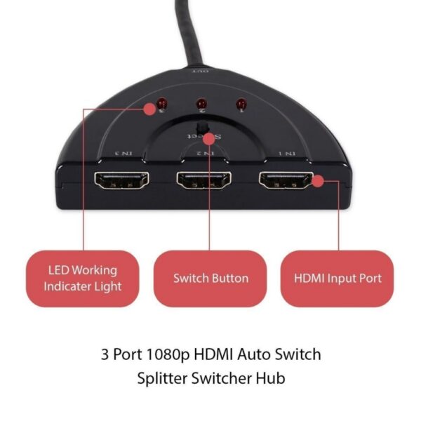 productos34_12450.jpg Multiplicador Hdmi 3 Puertos Hd Con Selector Inteligente Automatico