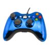 Joystick Control Mando Cableado Compatible Para Xbox360 y Pc Azul Cromo