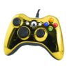 Joystick Control Mando Cableado Compatible Para Xbox360 y Pc Dorado Cromo