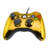 Joystick Control Mando Cableado Compatible Para Xbox360 y Pc Dorado Cromo