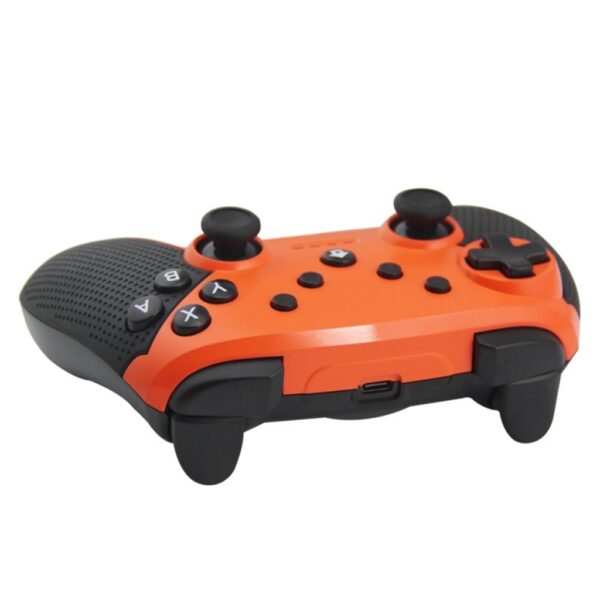 productos34_13333.jpg Joystick Inalambrico Recargable Compatible Para Switch Pc y Android Naranja