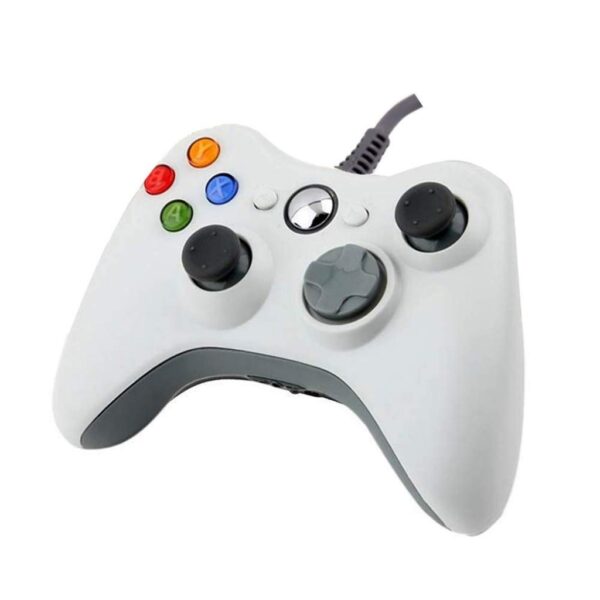 productos34_13343.jpg Joystick Control Mando Cableado Compatible Para Xbox360 y Pc Blanco