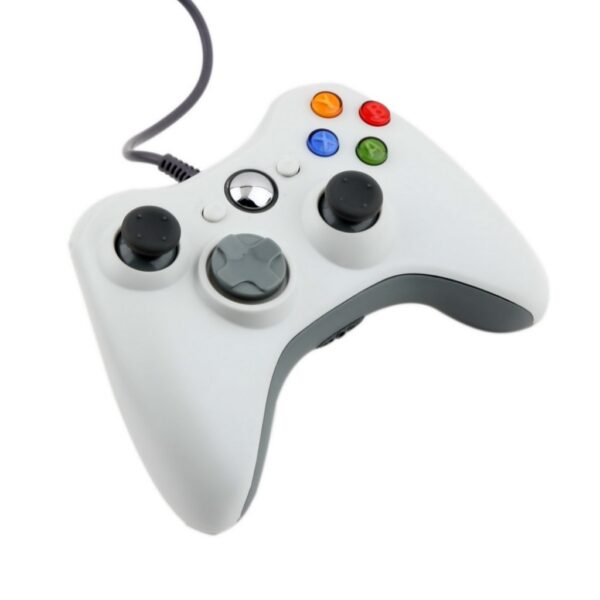 productos34_13345.jpg Joystick Control Mando Cableado Compatible Para Xbox360 y Pc Blanco
