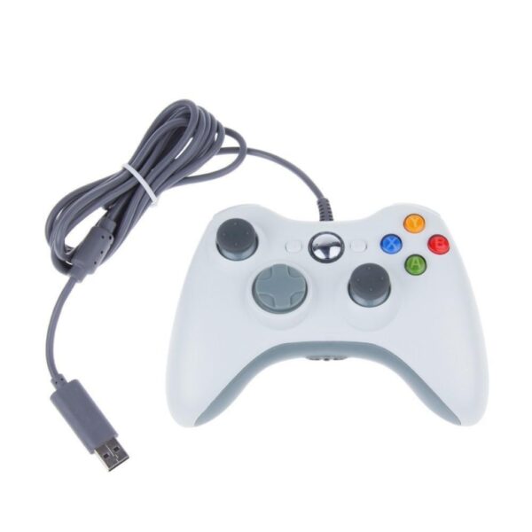 productos34_13349.jpg Joystick Control Mando Cableado Compatible Para Xbox360 y Pc Blanco