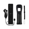Joystick Compatible Wiimote Con Motion Plus + Nunchuk Para Wii Negro