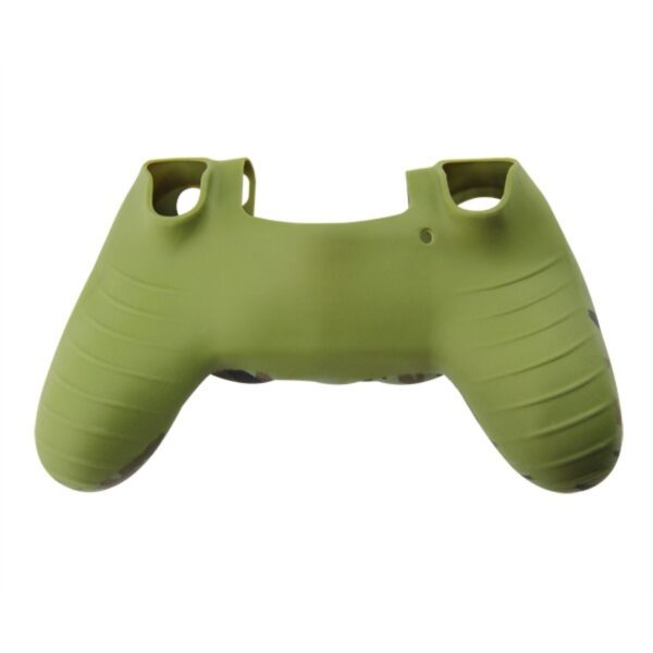 Funda Protector de Silicona Joystick Ps4 Camuflado Verde y Negro