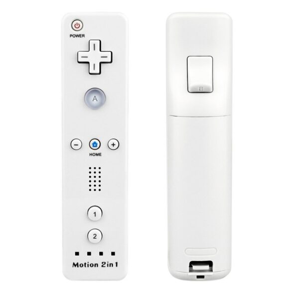 Joystick Compatible Wiimote Con Motion Plus + Nunchuk Blanco