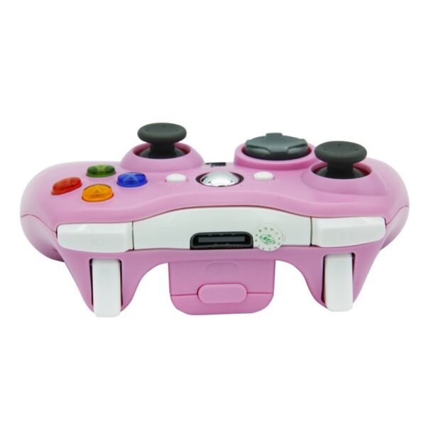 Joystick Inalambrico + Receptor Usb Compatible Para Xbox360 y Pc Rosa