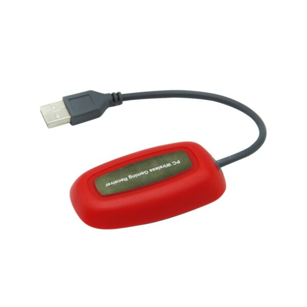 Joystick Inalambrico + Receptor Usb Compatible Para Xbox360 y Pc Rojo