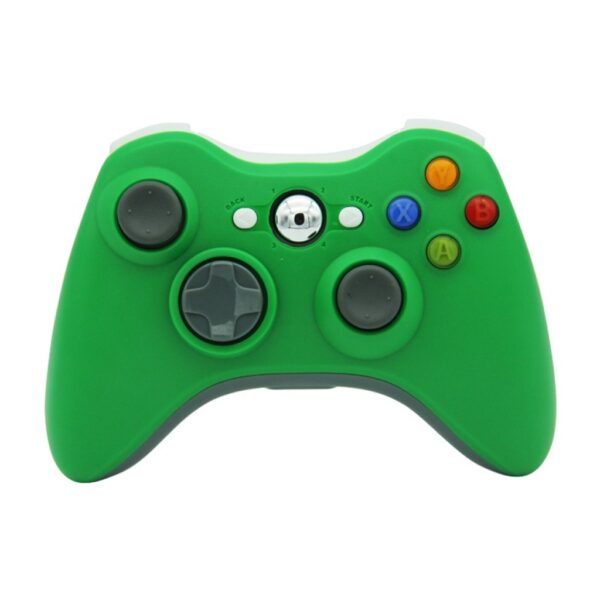 productos34_13901.jpg Joystick Inalambrico + Receptor Usb Compatible Para Xbox360 y Pc Verde