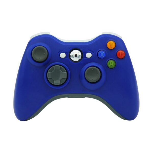 Joystick Inalambrico + Receptor Usb Compatible Para Xbox360 y Pc Azul